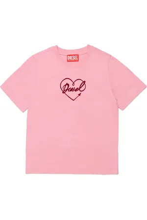 Diesel Playera con logo afelpado