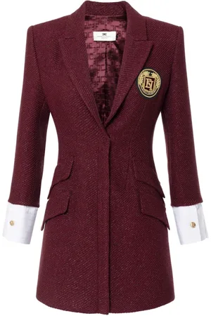 Elisabetta Franchi Vestido estilo abrigo
