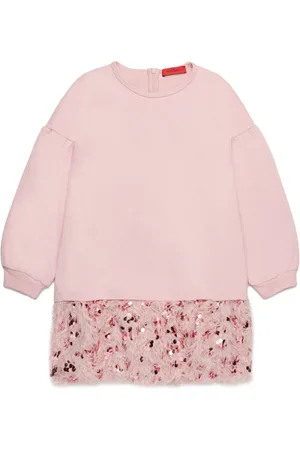MAX&Co. Kids Vestido con detalle de encaje
