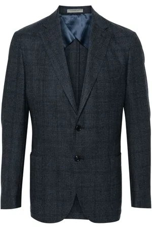 corneliani Blazer con motivo de cuadros