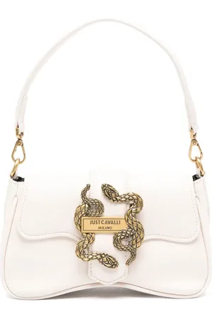 Roberto Cavalli Bolsa de hombro con hebilla del logo