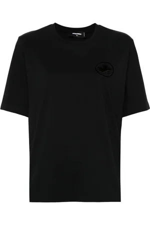 Dsquared2 Playera con logo afelpado