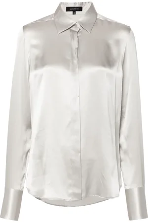 BARBARA BUI Camisa de seda con moño en el cuello