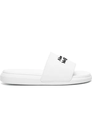 Alexander McQueen Flip flops con logo en relieve