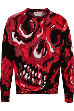 Alexander McQueen Suéter Wax Flower Skull