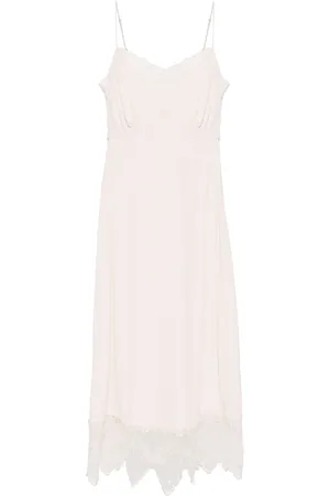 Simone Rocha Slip dress con ribete de encaje