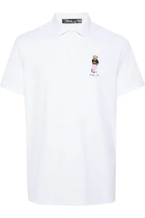 Ralph Lauren Playera tipo polo con bordado Polo Bear