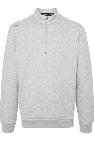 Ralph Lauren Sudadera con medio cierre y logo bordado