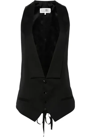 Maison Margiela Chaleco con cuello esmoquin