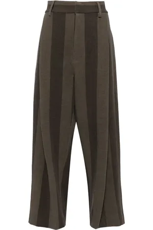 UMA WANG Pantalones de lana virgen con bolsillos