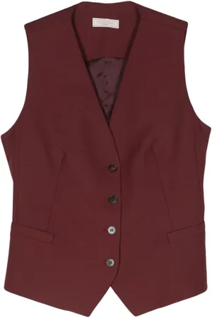 ANTONELLI Chaleco con detalle de pinzas
