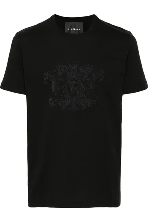 John Richmond Playera con logo y apliques