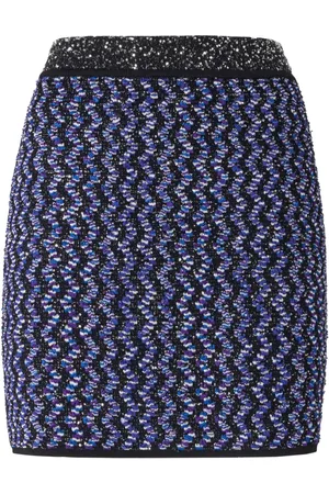 Missoni Falda corta con motivo en zigzag