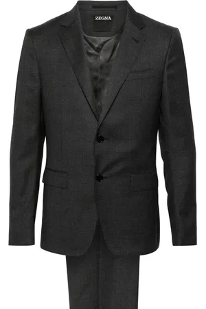 Ermenegildo Zegna Traje con motivo de cuadros