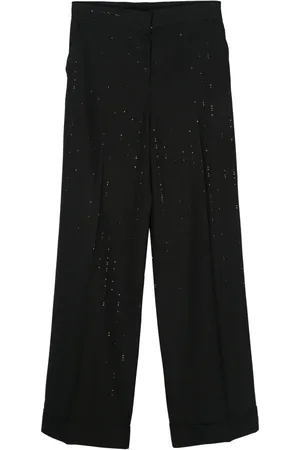 ANTONELLI Pantalones bordados con lentejuelas