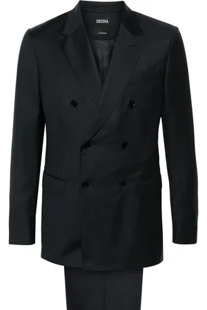 Ermenegildo Zegna Traje con motivo de cuadros windowpane