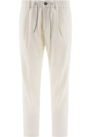 HERNO Pantalones de seda y cachemira