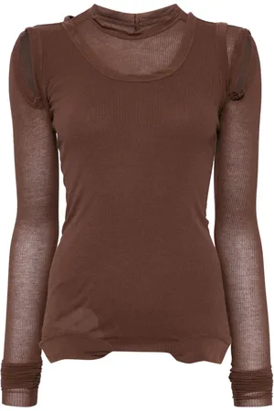 Rick Owens Top corto Banana