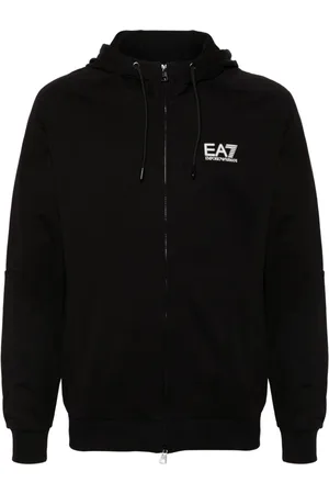EA7 Hoodie con logo estampado