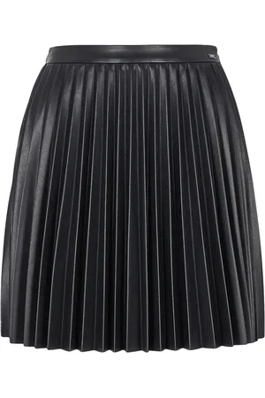 Armani Exchange Falda corta con diseño plisado