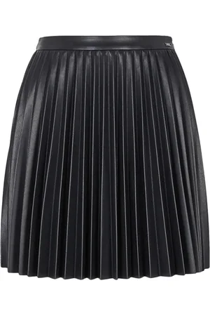 Armani Exchange Falda corta con diseño plisado