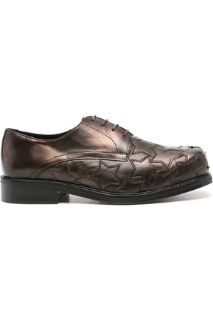 Stefan Cooke Zapatos derby con puntera cuadrada