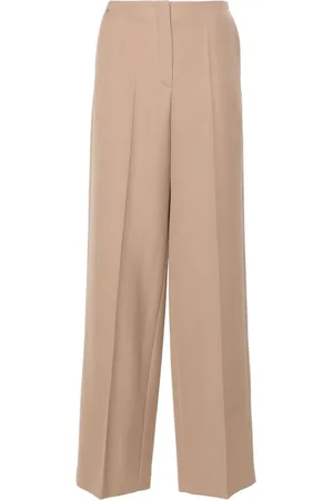 Fendi Pantalones de lana tejido grain de poudre