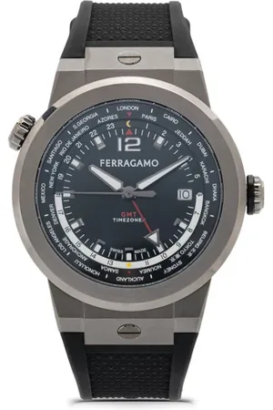 Salvatore Ferragamo Reloj F-80 WorldTime de 43mm