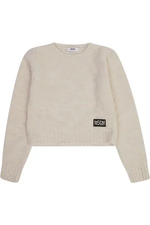 Msgm Suéter con aplique del logo