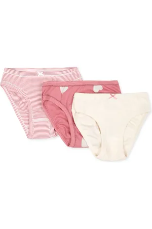 Petit Bateau Set de tres piezas de ropa interior con pretina elástica