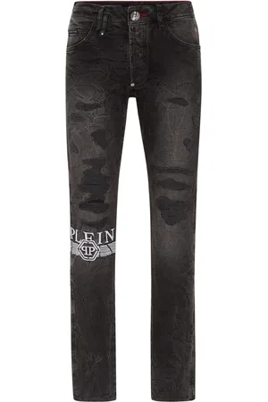 Philipp Plein Jeans rectos con bolsillos
