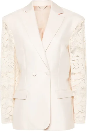 MAGDA BUTRYM Blazer con paneles de crochet