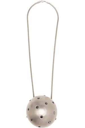 Rick Owens Collar con dije Jumbo Orb
