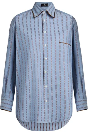Etro Camisa con motivo en jacquard