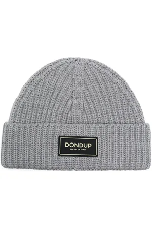 Dondup Gorro con parche del logo