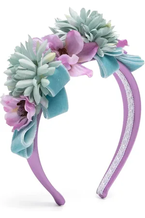COLORICHIARI Diadema con apliques florales