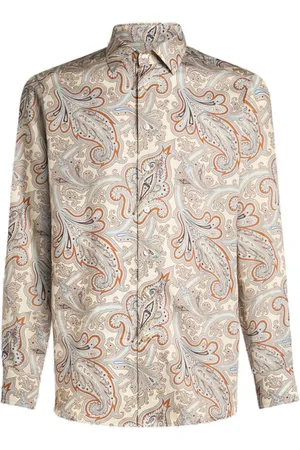 Etro Camisa con estampado de cachemira