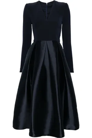 RHEA COSTA Vestido midi en crepé