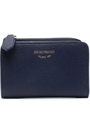 Emporio Armani Cartera con logo en relieve