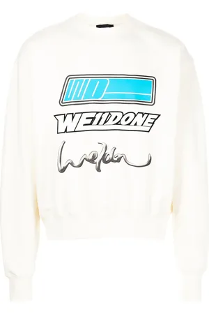 We11 Done Sudadera con parche del logo