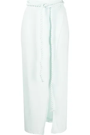 DION LEE Falda midi con cuerda