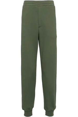 Alexander McQueen Pants slim con tiro alto