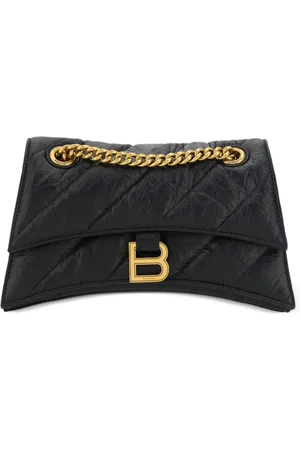 Balenciaga Bolsa de hombro Hourglass S capitonada