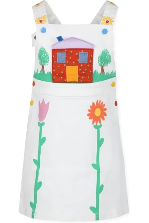 Stella McCartney Vestido sin mangas con aplique de granja