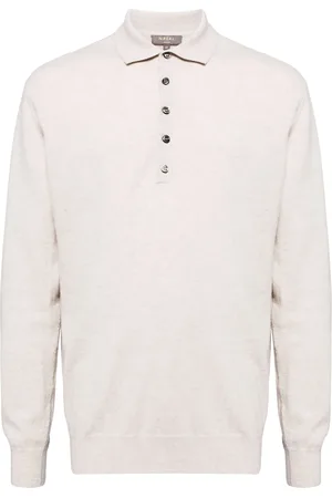 N.PEAL Suéter estilo playera tipo polo Greenwich