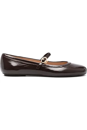 Gianvito Rossi Flats con logo estampado