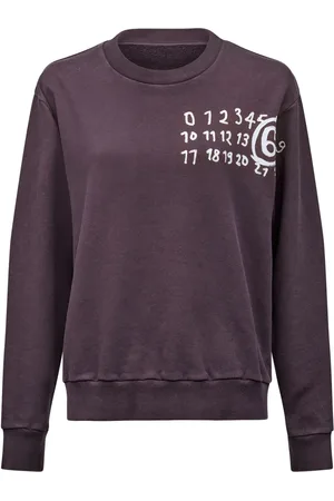 Maison Margiela Sudadera con números estampados