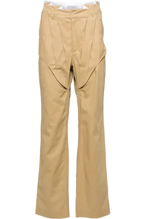 JUNTAE KIM Pantalones estilo corset con diseño fruncido