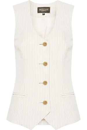 MITILIANE COUTURE Chaleco con motivo de rayas