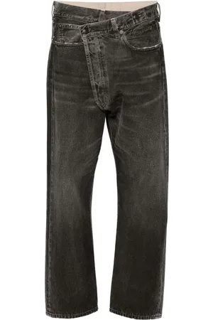 R13 Jeans con tiras cruzadas